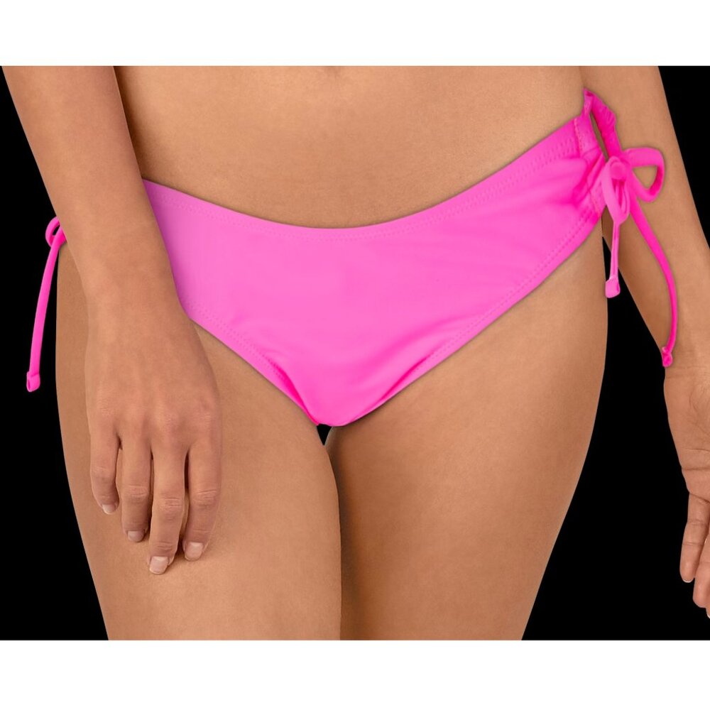 Womens Sweet Pea Swim Bikini Bottoms Acid Neon Hot Pink Size Small Large 1X NWT